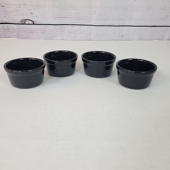 Basic Black Ramekins; Set of 4 - Picture 1 of 6